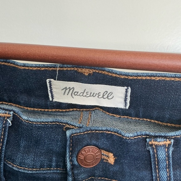 Madewell Blue Skinny Jeans High-Rise Stretch *tall - Picture 3 of 5